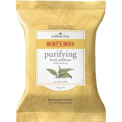 Burt's Bees Facial Cleansing Towelettes with White Tea Extract