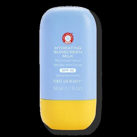 First Aid Beauty Hydrating Sunscreen Milk with Colloidal Oatmeal Broad Spectrum SPF 45