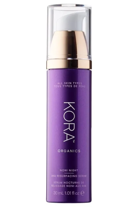 KORA Organics Noni Night AHA Resurfacing Serum