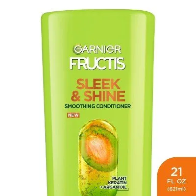 Garnier Fructis Sleek & Shine Conditioner for Frizzy, Dry, Unmanageable Hair - 21 fl oz