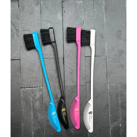 Zaire Extensions ZE Edge Brush w/ Fan Shaped Comb — Zaire Extensions