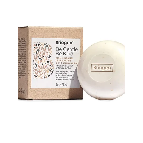 Briogeo Be Gentle, Be Kind Aloe + Oat Milk Ultra Soothing 3-in-1 Cleansing Bar