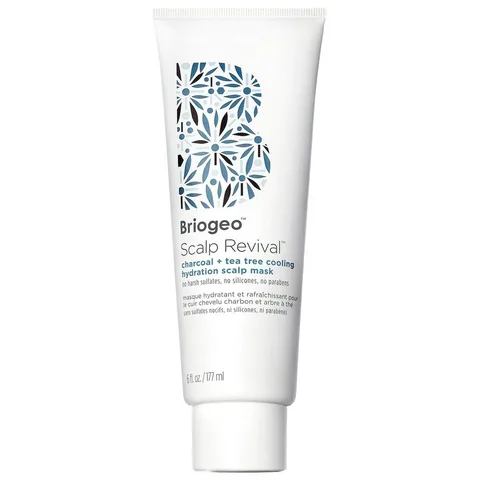 Briogeo Scalp Revival Charcoal + Tea Tree Cooling Hydration Mask for Dry, Itchy Scalp