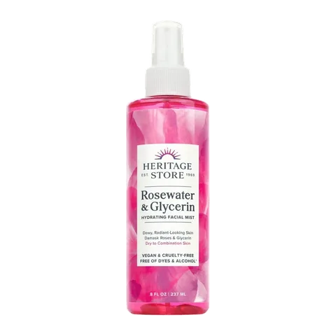 Heritage Store Rosewater & Glycerin Hydrating Facial Mist