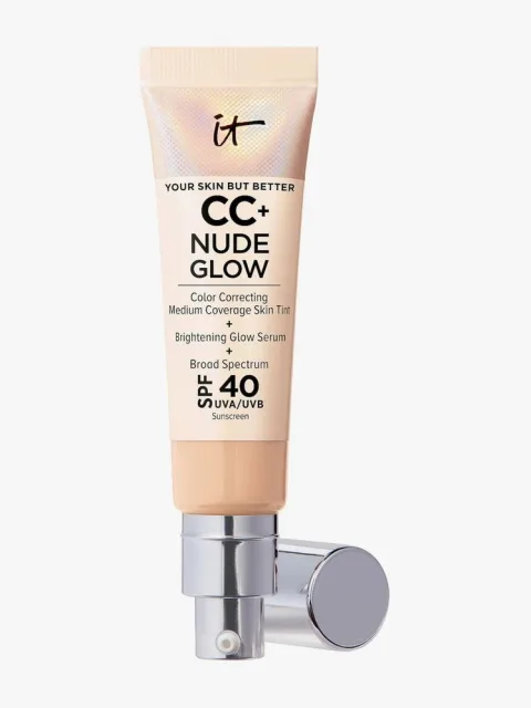 IT Cosmetics CC+ Nude Glow Lightweight Foundation + Glow Serum SPF 40