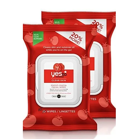 Yes To Tomatoes Clear Skin Blemish Clearing Facial Wipes