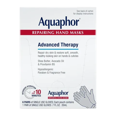 Aquaphor Advanced Therapy Repairing Hand Masks
