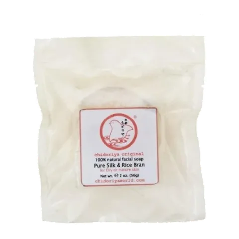 Chidoriya Hydrating Silk and Organic Rice Bran Soap