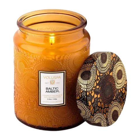 Voluspa Baltic Amber Glass Candle