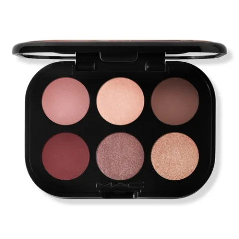 MAC Cosmetics Connect In Colour Eyeshadow Palette Embedded In Burgundy