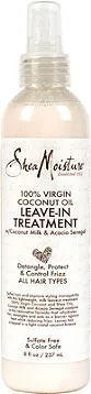 Shea Moisture 100% Virgin Coconut Oil Leave In Treatment