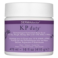 Dermdoctor KP Duty: Dermatologist Formulated Body Scrub for Dry Rough Bumpy Skin with 10% AHAs + PHAs