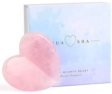 Kora Organics Rose Quartz Heart Facial Gua Sha