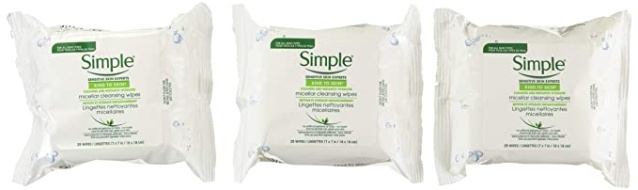 Simple Micellar Make-Up Remover Wipes